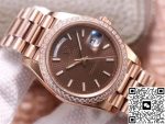 Replica Rolex Day Date M228345RBR-0005 EW Factory Diamond-Set Bezel - Image 3