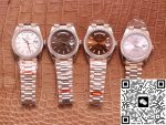 Replica Rolex Day Date M228345RBR-0007 EW Factory Diamond-Set Bezel - Image 13