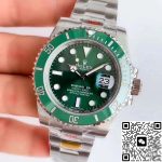 Replica Rolex Submariner Date Oyster 40mm Oystersteel 116610LV Noob Factory V10 Green Dial Watch - Image 4