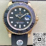 Replica Rolex Yacht Master 116655 AR Factory Black Rubber Strap - Image 2