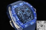 Replica Richard Mille RM053-02 Tourbillon RM Factory Skeleton Dial Rubber Strap - Image 3