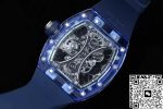 Replica Richard Mille RM053-02 Tourbillon RM Factory Skeleton Dial Rubber Strap - Image 9