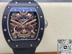 Replica Richard Mille RM47 YS Factory Black Tourbillon Skeleton Dial - Image 2