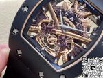Replica Richard Mille RM47 YS Factory Black Tourbillon Skeleton Dial - Image 4