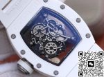 Replica Richard Mille RM055 KV Factory V2 White Ceramic Skeleton Dial - Image 8