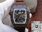 Replica Richard Mille Chronograph RM011 KV Factory Brown Crystal Dial - Image 2