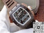 Replica Richard Mille Chronograph RM011 KV Factory Brown Crystal Dial - Image 3