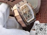 Replica Richard Mille Chronograph RM011 KV Factory Brown Crystal Dial - Image 7
