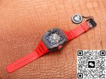 Replica Richard Mille RM35-02 ZF Factory Red Rubber Strap - Image 12