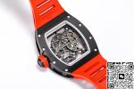 Replica Richard Mille RM-055 BBR Factory Red Rubber Strap - Image 9