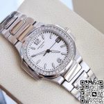 Replica Patek Philippe Nautilus 7010/1G-011 Quartz Real Silver Stainless Steel Strap - Image 3