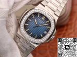 Replica Patek Philippe Nautilus 5711 PF Factory Diamond Bezel Blue Dial - Image 4