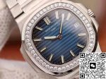 Replica Patek Philippe Nautilus 5711 PF Factory Diamond Bezel Blue Dial - Image 5