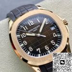 Replica Patek Philippe Aquanaut 5167R-001 3K Factory Brown Rubber Strap - Image 3