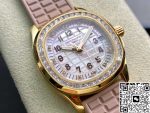 Replica Patek Philippe Aquanaut 5072R-001 PPF Factory Pink Rubber Strap - Image 3