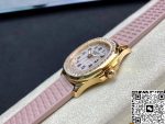 Replica Patek Philippe Aquanaut 5072R-001 PPF Factory Pink Rubber Strap - Image 7