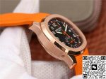 Replica Patek Philippe Aquanaut 5968A-001 Orange Rubber Strap - Image 6