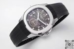 Replica Patek Philippe Aquanaut 5164A-001 ZF Factory Black Strap - Image 6