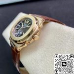 Replica Patek Philippe Nautilus 5980 3K Factory V2 Brown Strap - Image 5