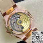 Replica Patek Philippe Nautilus 5980 3K Factory V2 Brown Strap - Image 6
