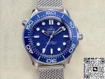 Replica Omega Seamaster Diver 300M 210.30.42.20.03.002 VS Factory Blue Dial - Image 2