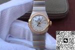 Replica Omega Constellation Double Eagle Lady White Mother-Of-Pearl Dial 27MM 3S Factory - Image 2