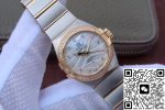 Replica Omega Constellation Double Eagle Lady White Mother-Of-Pearl Dial 27MM 3S Factory - Image 3