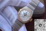 Replica Omega Constellation Double Eagle Lady White Mother-Of-Pearl Dial 27MM 3S Factory - Image 4