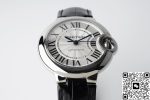 Replica Ballon Bleu De Cartier W6920085 33MM AF Factory Stainless Steel Bezel - Image 3