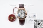 Replica Ballon Bleu De Cartier W6920097 AF Factory Brown Leather Strap - Image 2