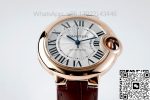 Replica Ballon Bleu De Cartier W6920097 AF Factory Brown Leather Strap - Image 3