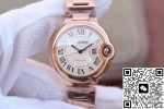 Replica Ballon Bleu De Cartier Ladies 33MM W6920068 V9 Factory White Textured Dial - Image 2