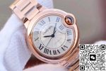 Replica Ballon Bleu De Cartier Ladies 33MM W6920068 V9 Factory White Textured Dial - Image 3
