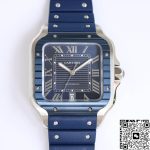 Replica Cartier Santos GF Factory Blue Strap - Image 2