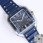 Replica Cartier Santos GF Factory Blue Strap - Image 3
