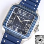 Replica Cartier Santos GF Factory Blue Strap - Image 4