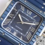 Replica Cartier Santos GF Factory Blue Strap - Image 5