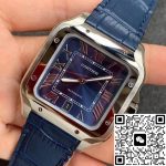 Replica Cartier Santos WSSA0030 V6 Factory Blue Strap - Image 4