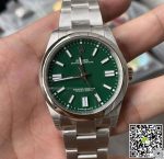 Replica Rolex Oyster Perpetual 41MM M124300-0005 VS Factory Green Stainless Steel - Image 12