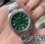 Replica Rolex Oyster Perpetual 41MM M124300-0005 VS Factory Green Stainless Steel - Image 13