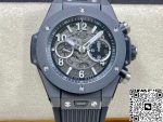Replica Hublot BIG BANG Unico 421.CI.1170.RX ZF Factory Black Rubber Strap - Image 2