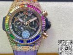 Replica Hublot BIG BANG Unico 411.OX.9910.LR.0999 ZF Factory Rainbow Case - Image 2