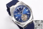 Replica Vacheron Constantin Overseas Tourbillon 6000V/110A-B544 BBR Factory Blue Rubber Strap - Image 3