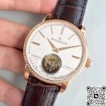 Replica Jaeger-LeCoultre Master Ultra Thin Q1322410 Tourbillon Beige Dial - Image 4