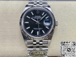Replica Rolex Datejust M126234-0015 36MM Clean Factory Black Dial Stainless Steel Strap - Image 2