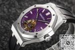 Replica Audemars Piguet Royal Oak Tourbillon R8 Factory Purple Dial - Image 4