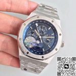 Replica Audemars Piguet Royal Oak Perpetual Calendar 26574ST.OO.1220ST.02 JF Factory Blue Dial - Image 4