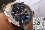 Replica Omega Seamaster Ocean Planet 600M 215.20.46.51.03.001 OM Factory Stainless Steel Strap - Image 10