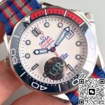 Replica Omega Seamaster Diver 300M Co-Axial 41MM Commander 007 212.32.41.20.04.001 UR Factory White Dial - Image 5