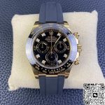 Replica Rolex Cosmograph Daytona M116518ln-0046 Clean Factory Black Rubber Strap - Image 2